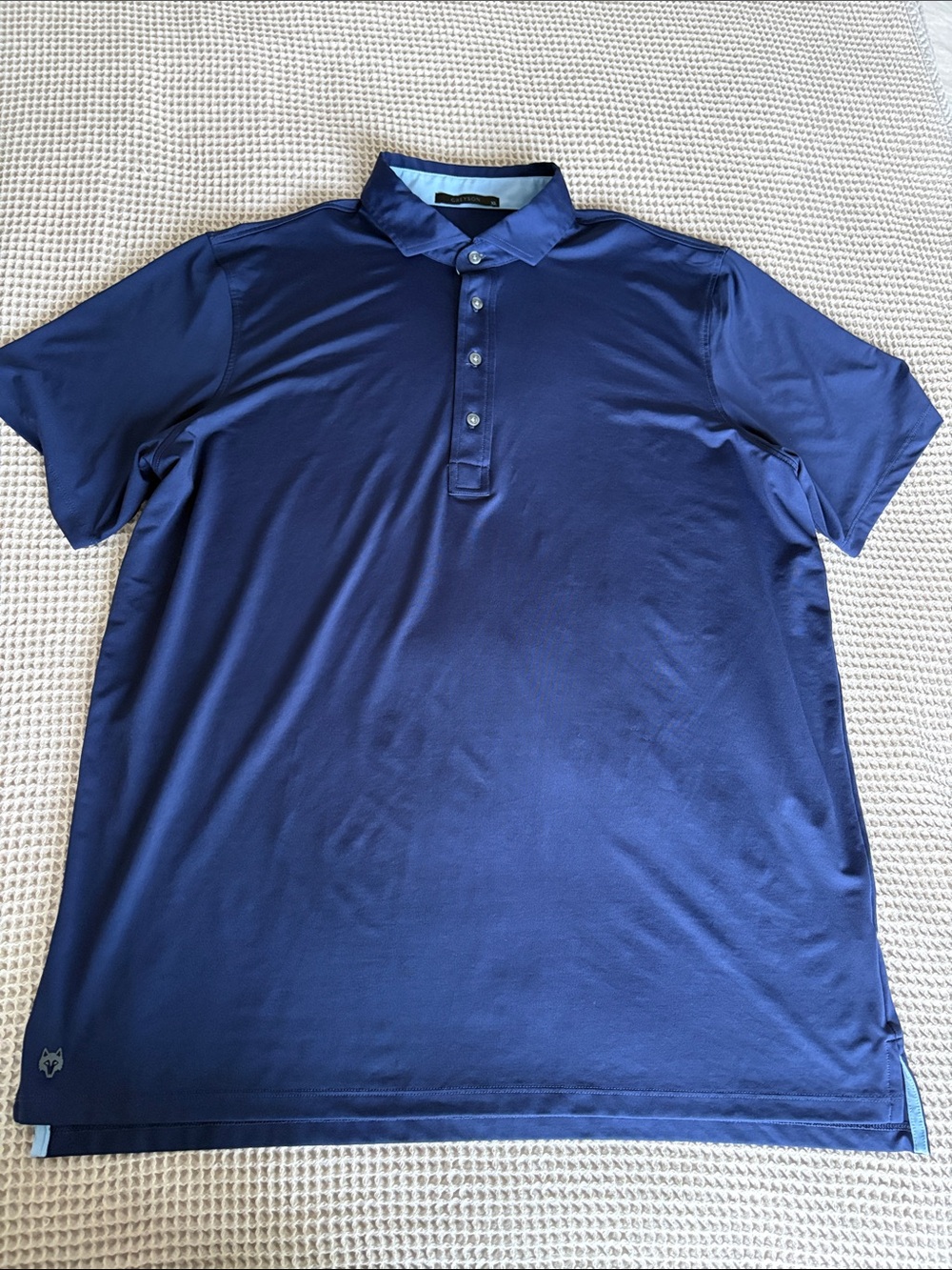 NWOT mens XL Greyson Men's Navy Blue Performance Polo